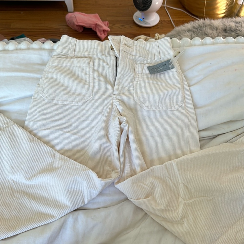 Brand new never worn anthropology corduroy pants size 24 petite